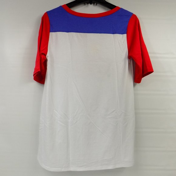 LuLaRoe Boyfriend T Shirt USA Design Size XXS NWT - Picture 3 of 7